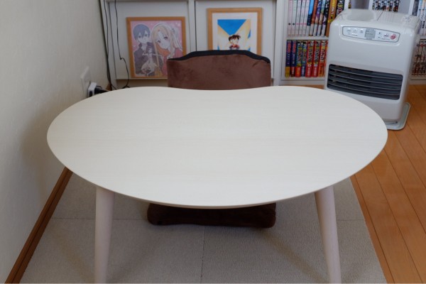 ニトリ】小さめ×可愛い＊豆型こたつ : ゆとりあるシンプルな暮らし