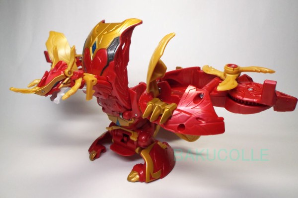 爆丸 ガリュウ 半身 爆丸 コロコロ限定 瞬ガリュウ真紅version 爆丸