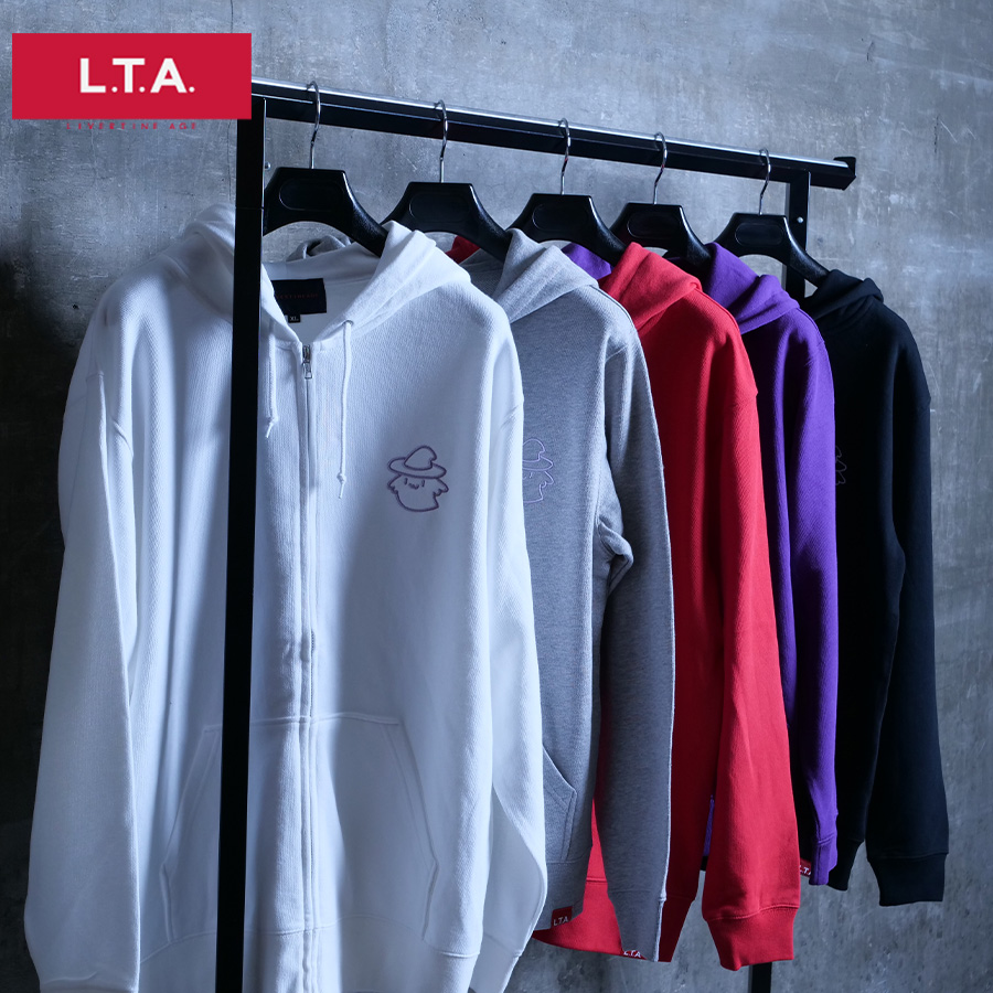 受注期間限定！夜乃すみコラボ企画！コラボZIPパーカー◇夜乃すみ