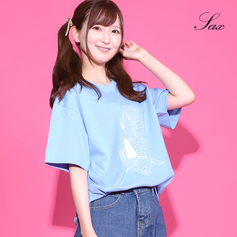 受注期間限定！七瀬彩夏コラボ企画第2弾！コラボ半袖Tシャツ◇七瀬彩夏