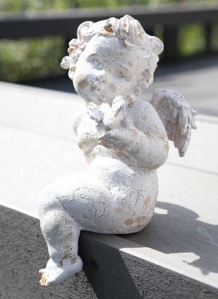 輸入雑貨 シッティング エンジェル 天使 置物 オブジェ コベント