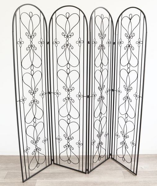 輸入家具 パーテーション スクリーン アイアン 間仕切り つい立