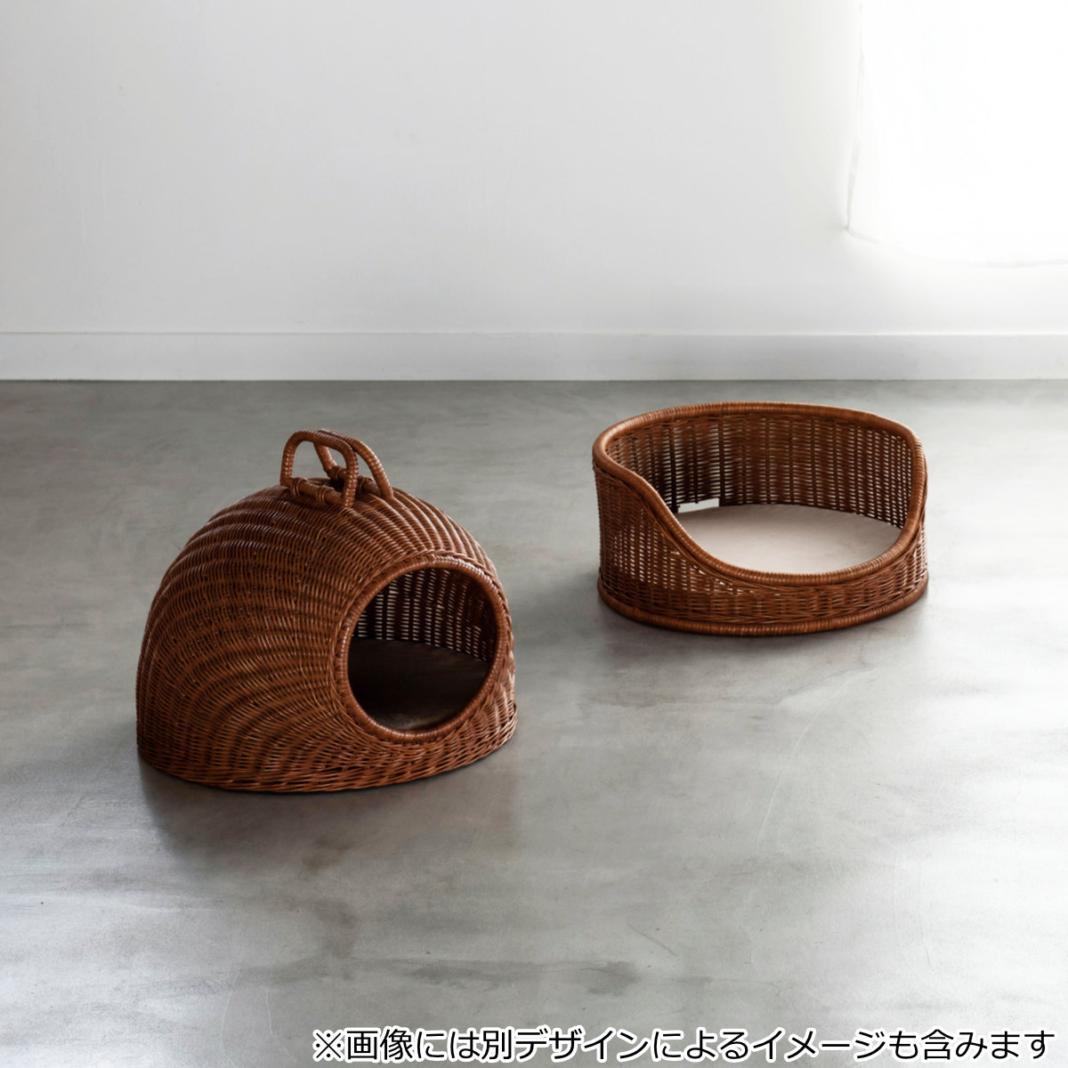 dショッピング |ペットベッド ラタン ペットバスケット 天然素材