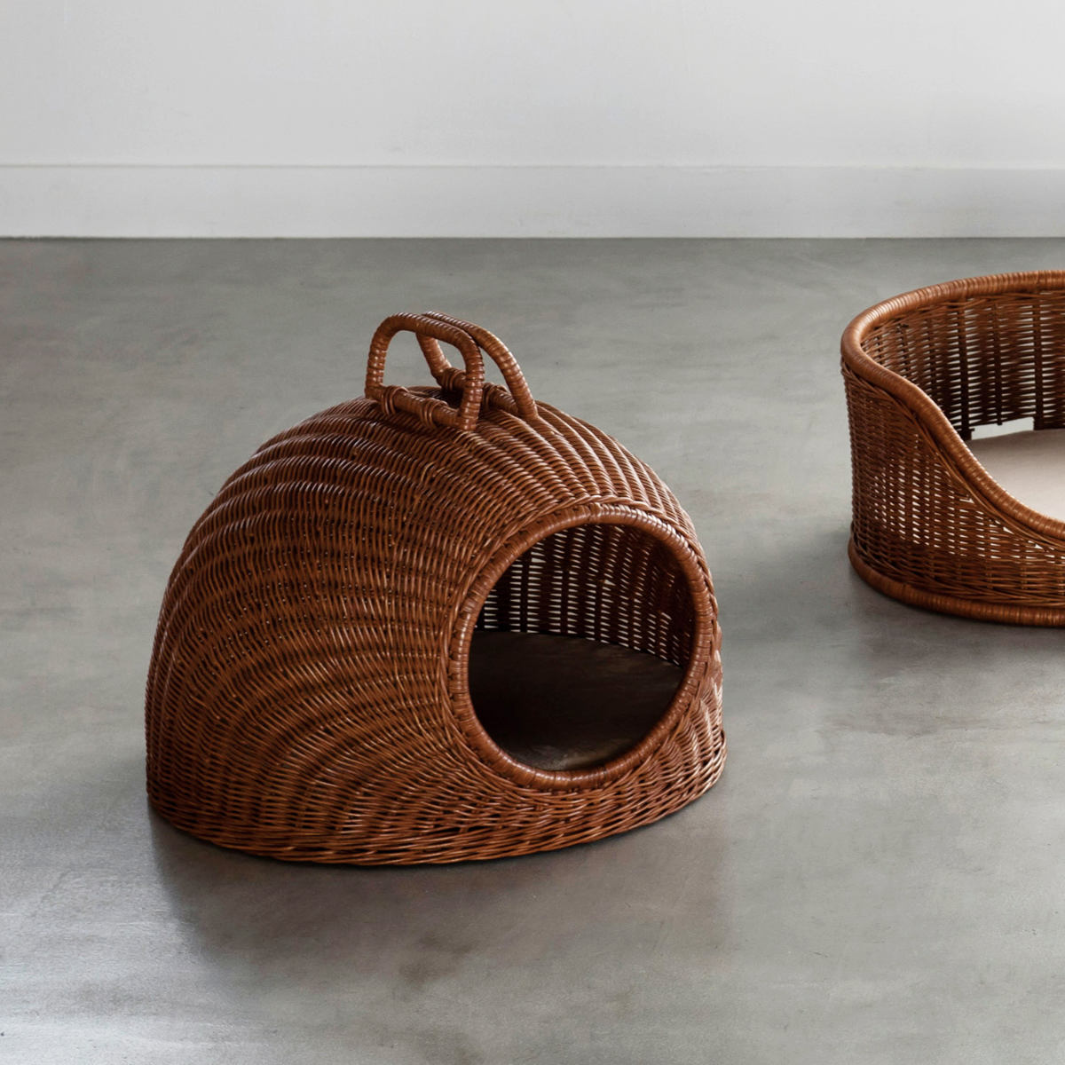 犬用ラタンベッド ペット用ラタン風ベッド：小型犬用 | 3COINS(スリー