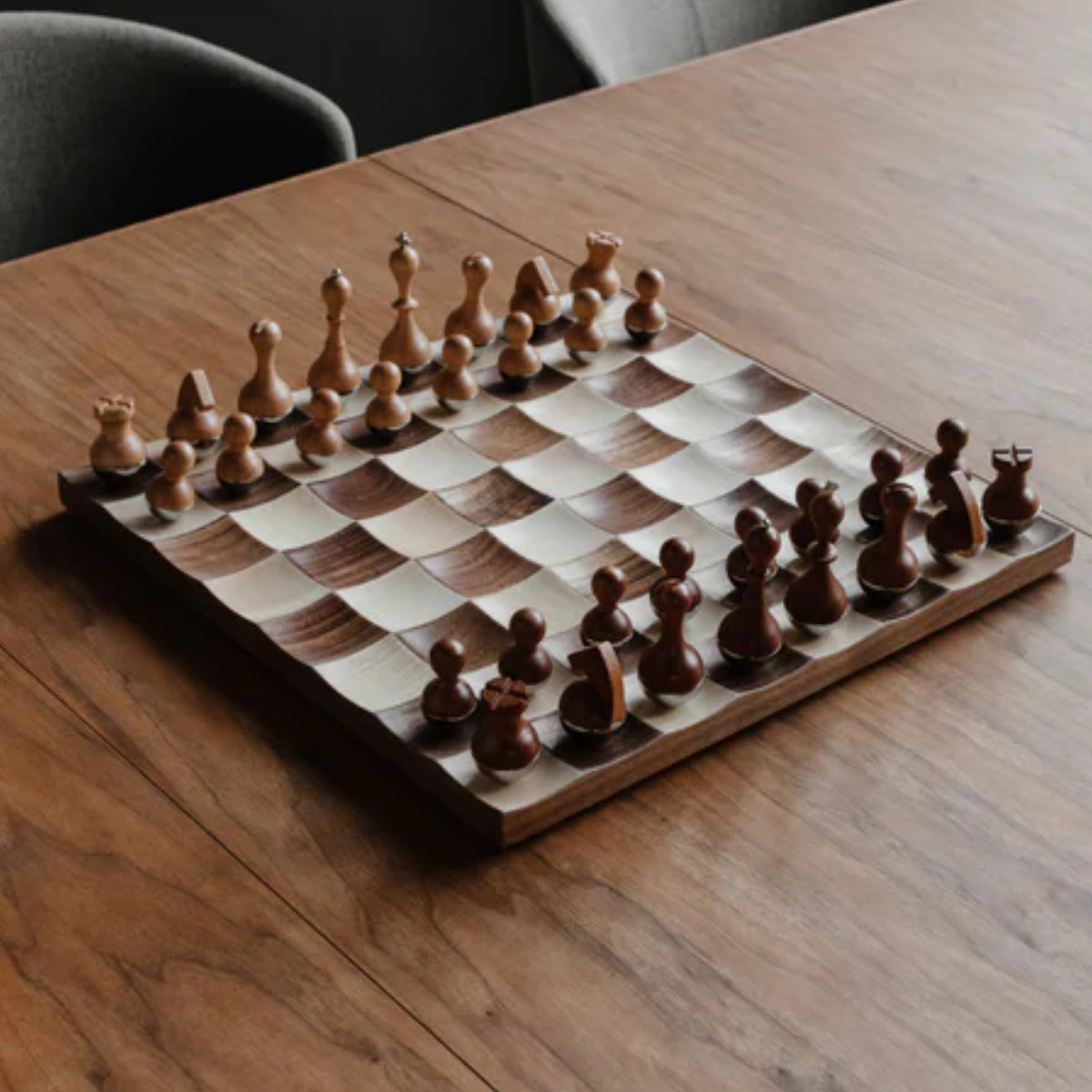 オブジェ ウォブル チェスセット 木製 （ チェス インテリア 高級