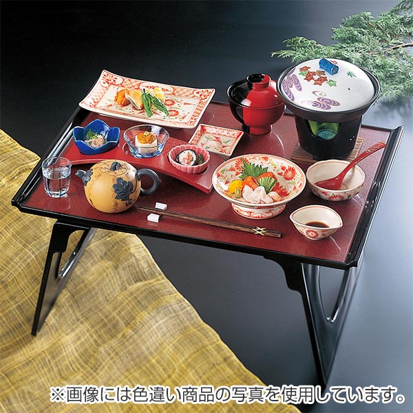 dショッピング |お膳 宗和膳 セット 片面タイプ 足付 朱タタキ 天黒 渕
