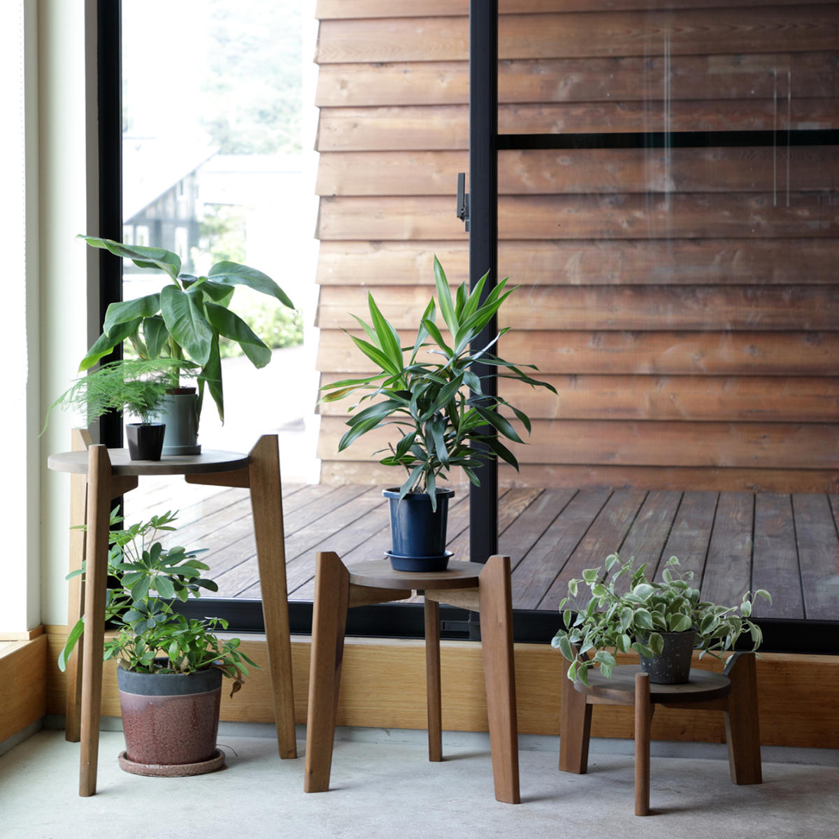 花台 おしゃれ 木製 フラワースタンド 北欧 ガーデニング サ