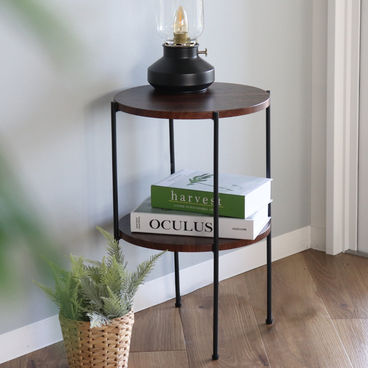 dショッピング |アウトレット サイドテーブル 高さ52cm 2段 ラック