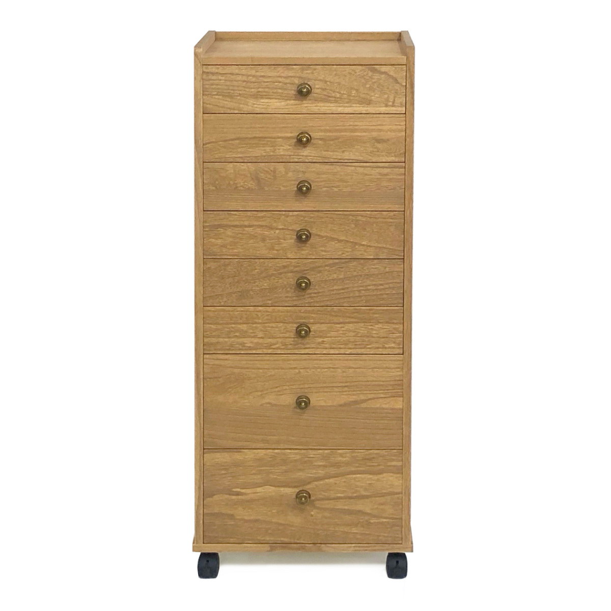 dショッピング |総桐チェスト 幅40cm 浅深8段 キャスター付 A4収納