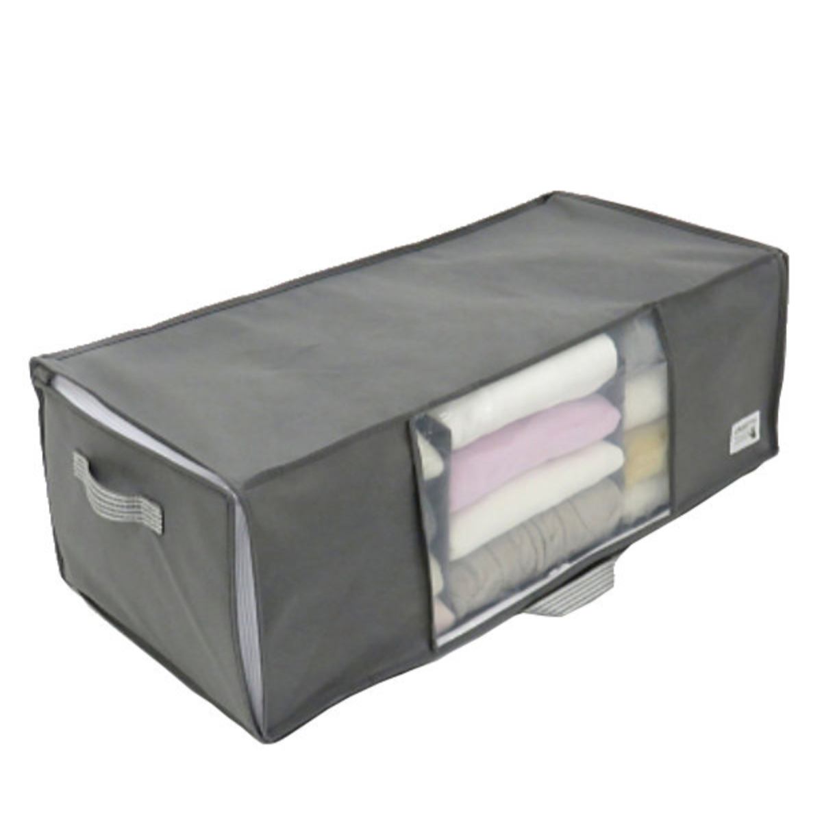 dショッピング |収納袋 衣類 幅70×奥行32×高さ24cm Lサイズ 仕切り付き