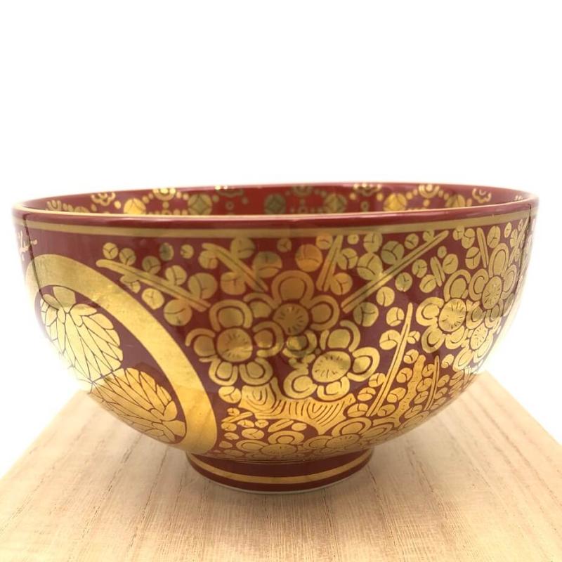 抹茶碗萩茶碗吉賀大眉共箱黒田陶苑R1268ダN3