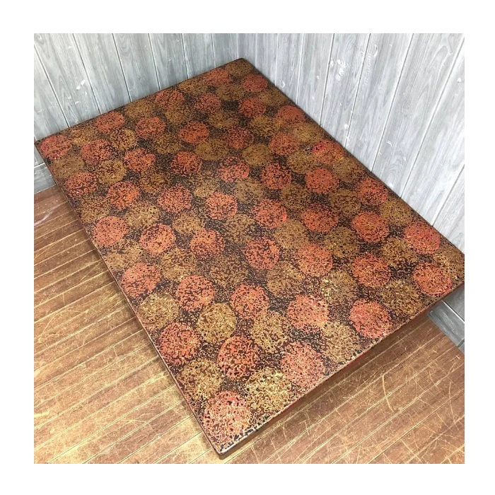 津軽塗 座卓 天然木 ローテーブル 105×75 和家具 唐塗 漆塗 呂色仕上げ