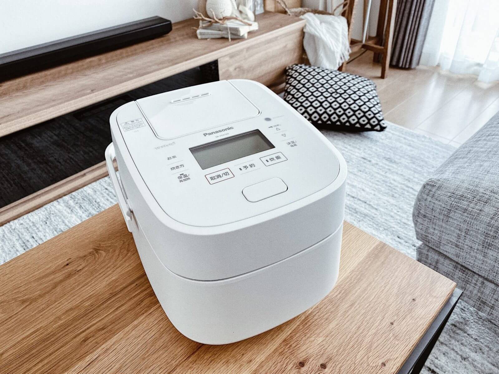 Panasonic 炊飯器 SR-PW109 5.5合 ホワイト Wおどり炊き パナソニック