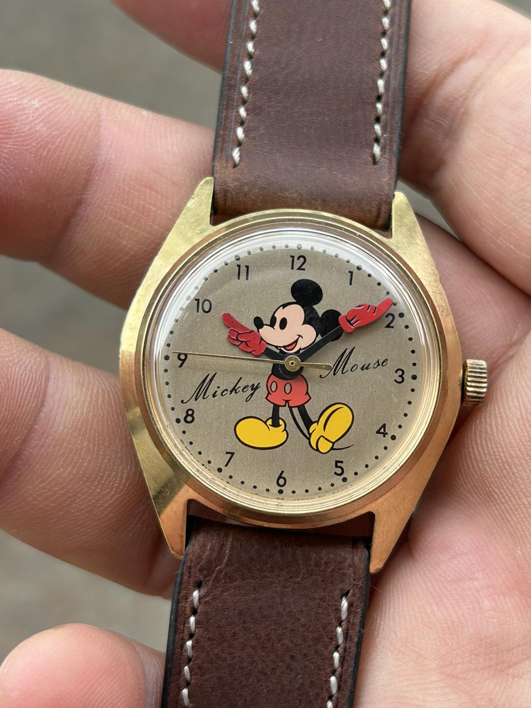 Seiko Tomony manual winding 5000-6030 MGM Mickey Mouse Vintage