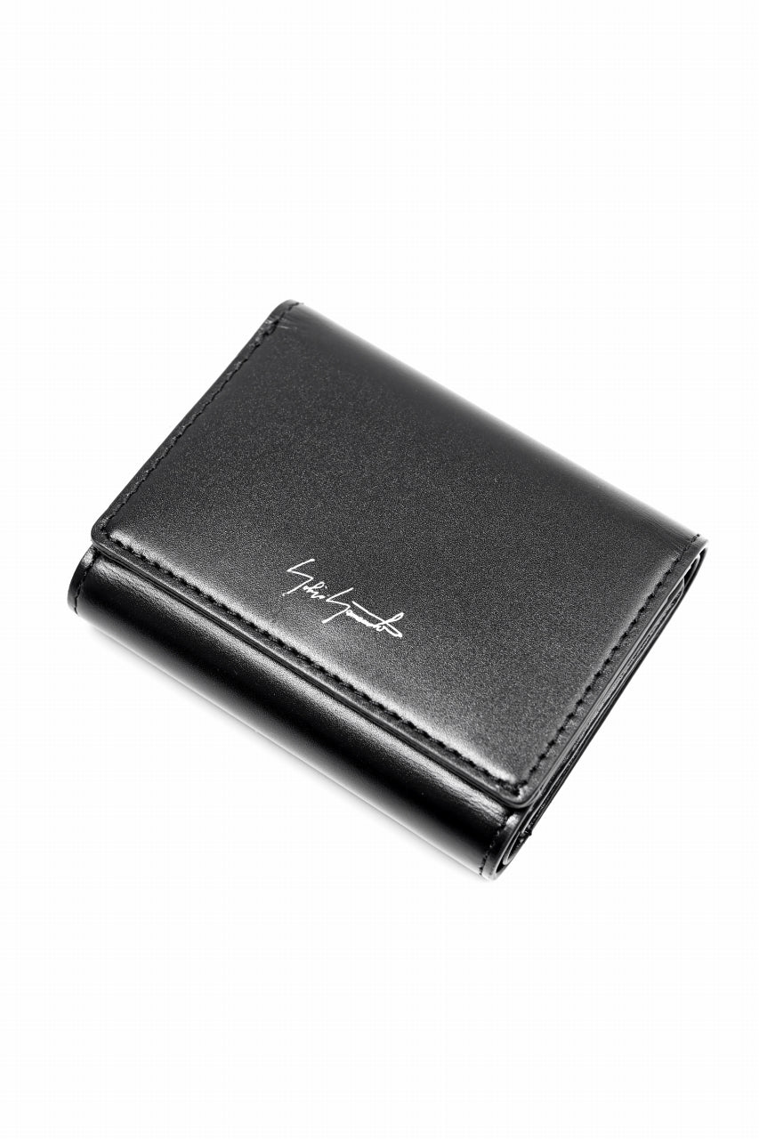 discord Yohji Yamamoto Tri Folded Compact Wallet / Smooth Cow Skin