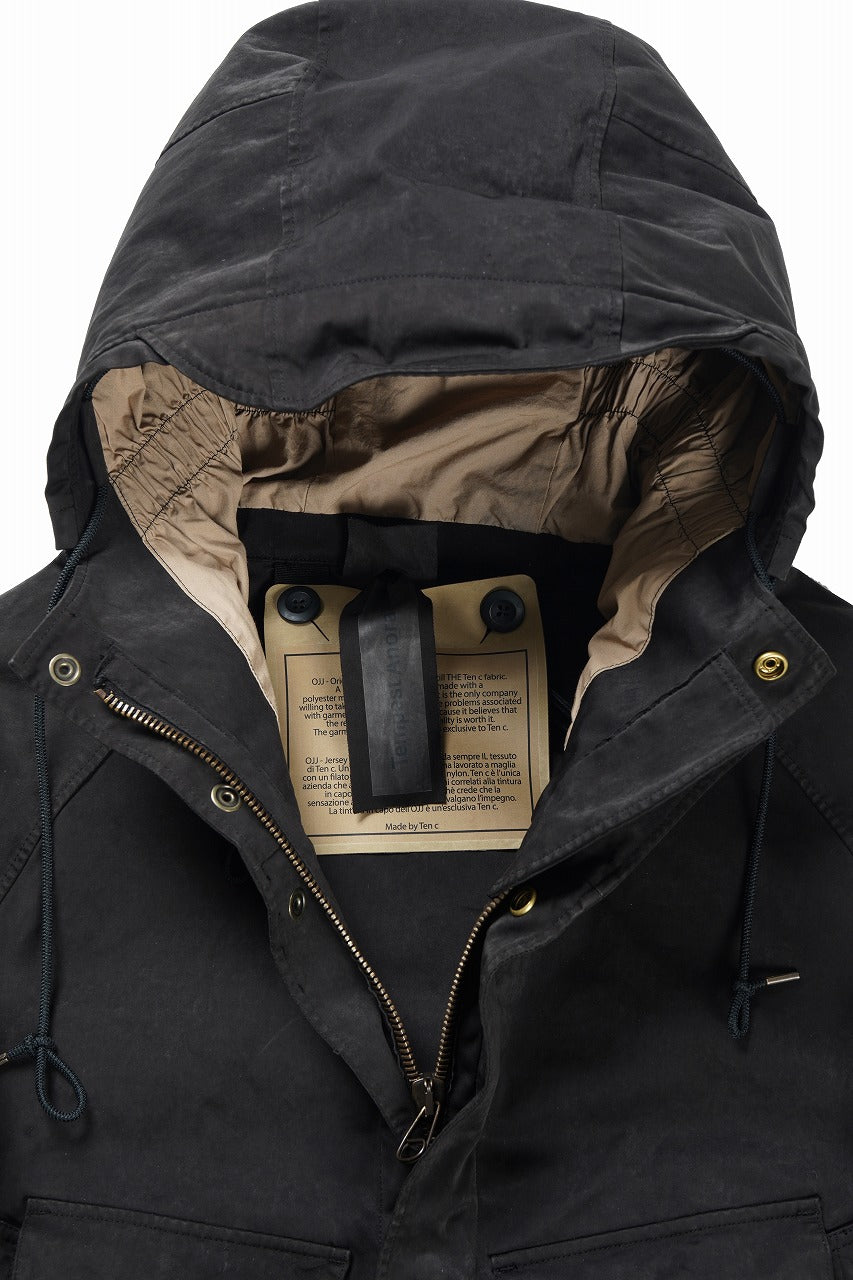 Ten c TEMPEST ANORAK JACKET / GARMENT DYED OJJ (NERO)の商品ページ