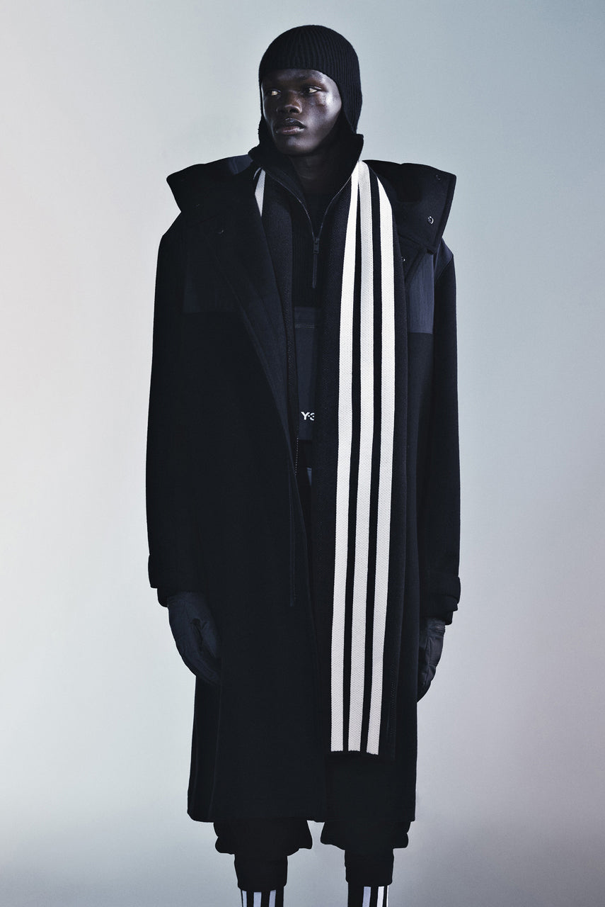 Y-3 Yohji Yamamoto THREE STRIPE SCARF (BLACK)の商品ページ