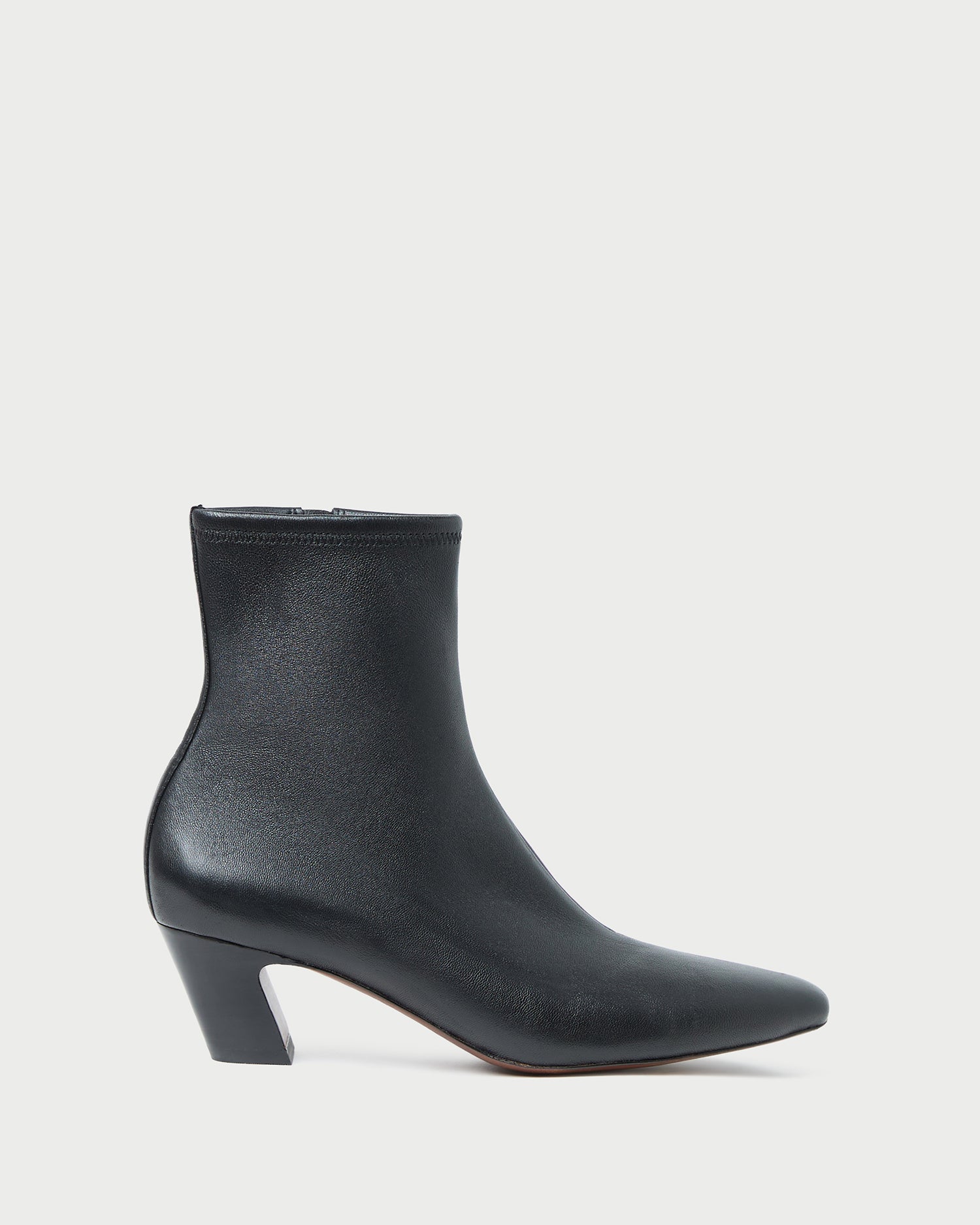Doria Black Leather Ankle Boot | Ankle Boots | Footwear