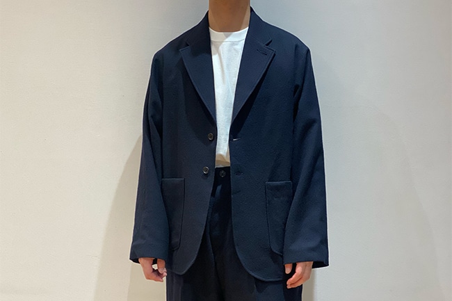 blurhms ROOTSTOCK/ブラームス ルーツストック】Washed Wool 2button