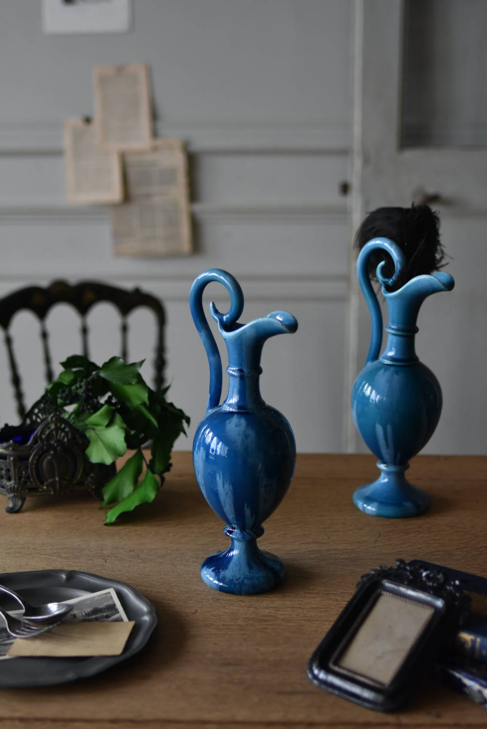 ヴィンテージ雑貨 ピッチャー フラワーベース 花器