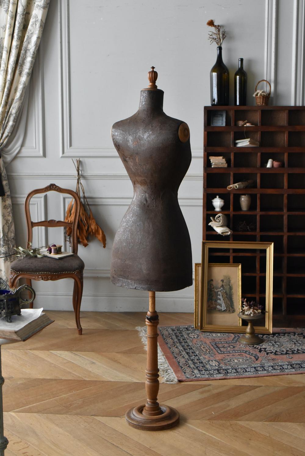 フランスアンティーク家具 アンティークトルソー.21 マネキン