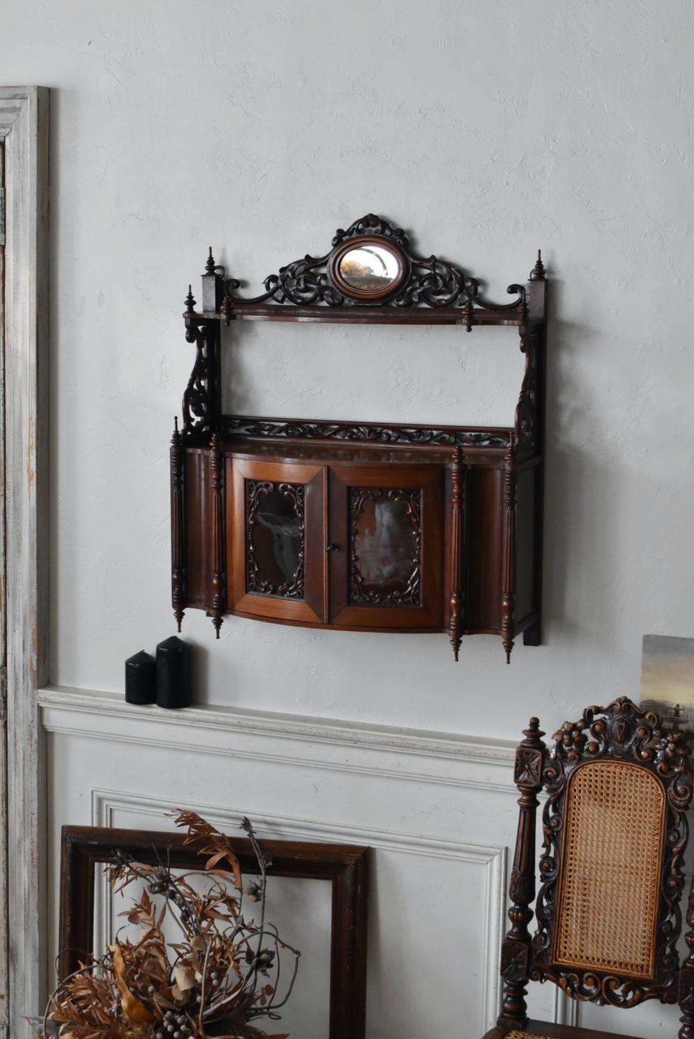 フランスアンティーク家具 ウォールキャビネット.11 ナポレオン3世時代