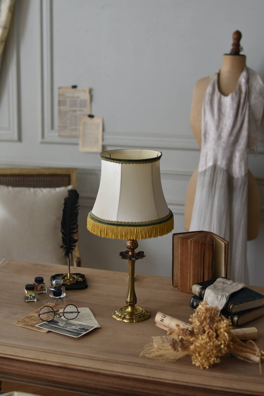 テーブルランプ.30 フランスヴィンテージ照明 卓上ランプ 間接照明