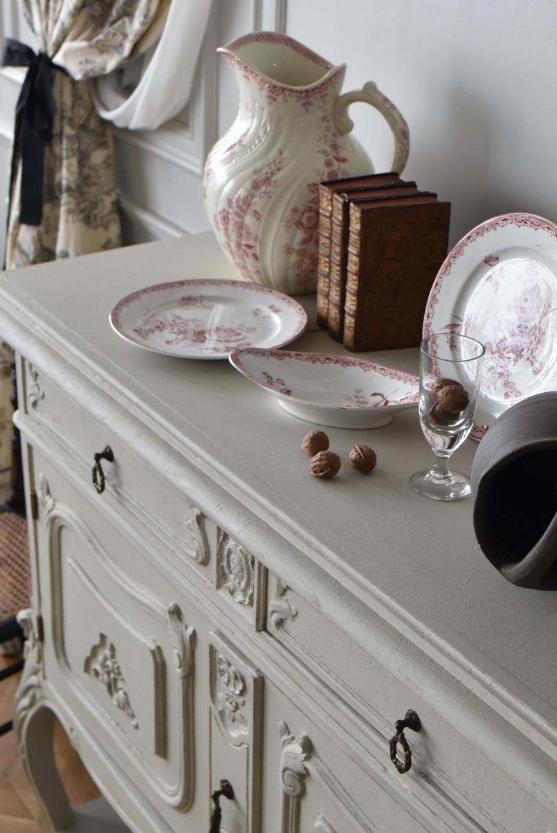 アンティークサイドボード.6 フレンチコンソールテーブル キャビネット