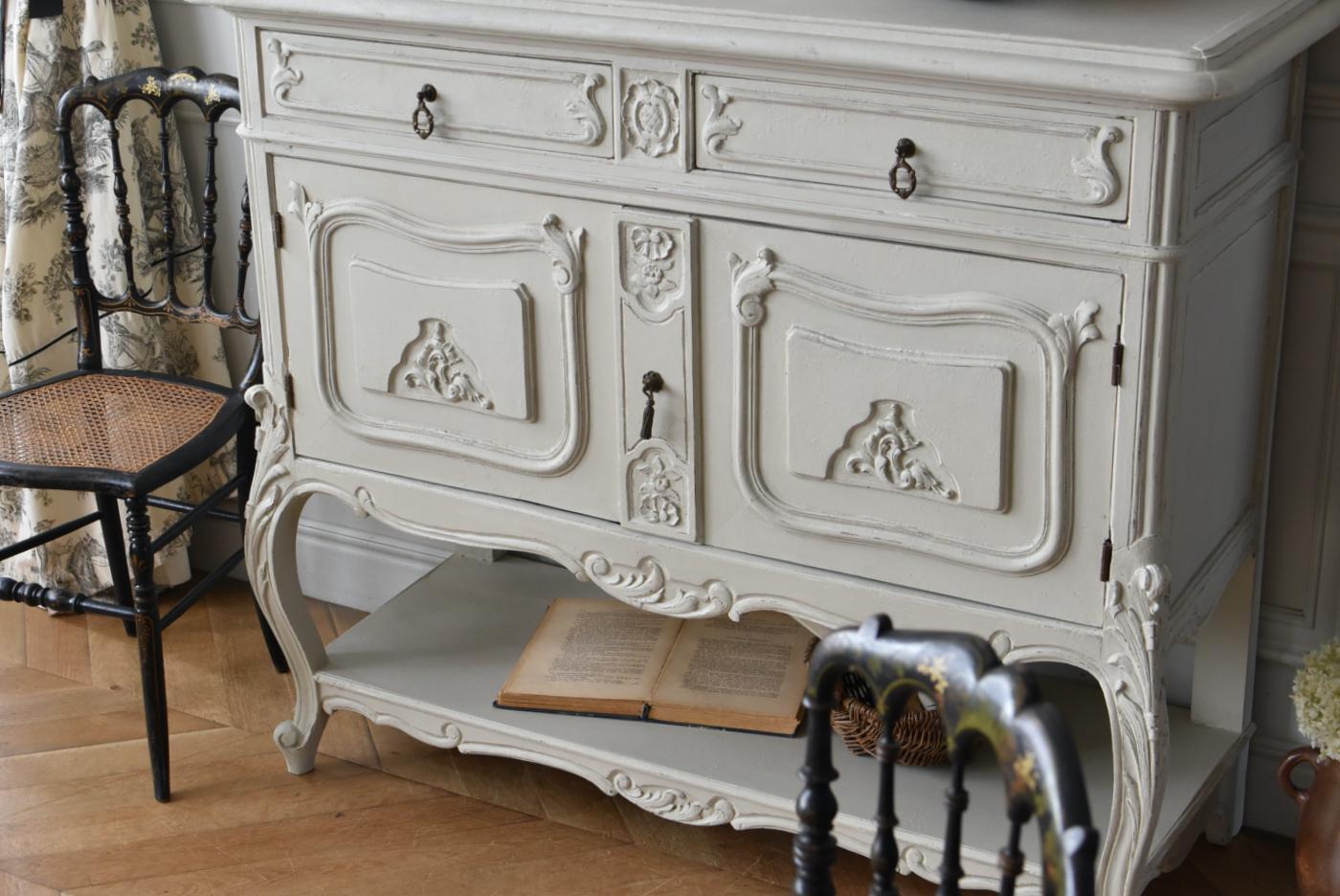 アンティークサイドボード.6 フレンチコンソールテーブル キャビネット