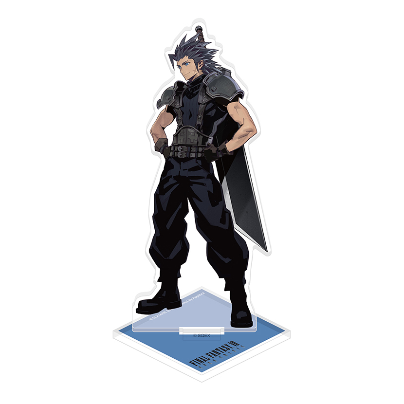 FF7ECエバクラくじクラウド、セフィロス、ザックス缶バッジ＆キーホルダー