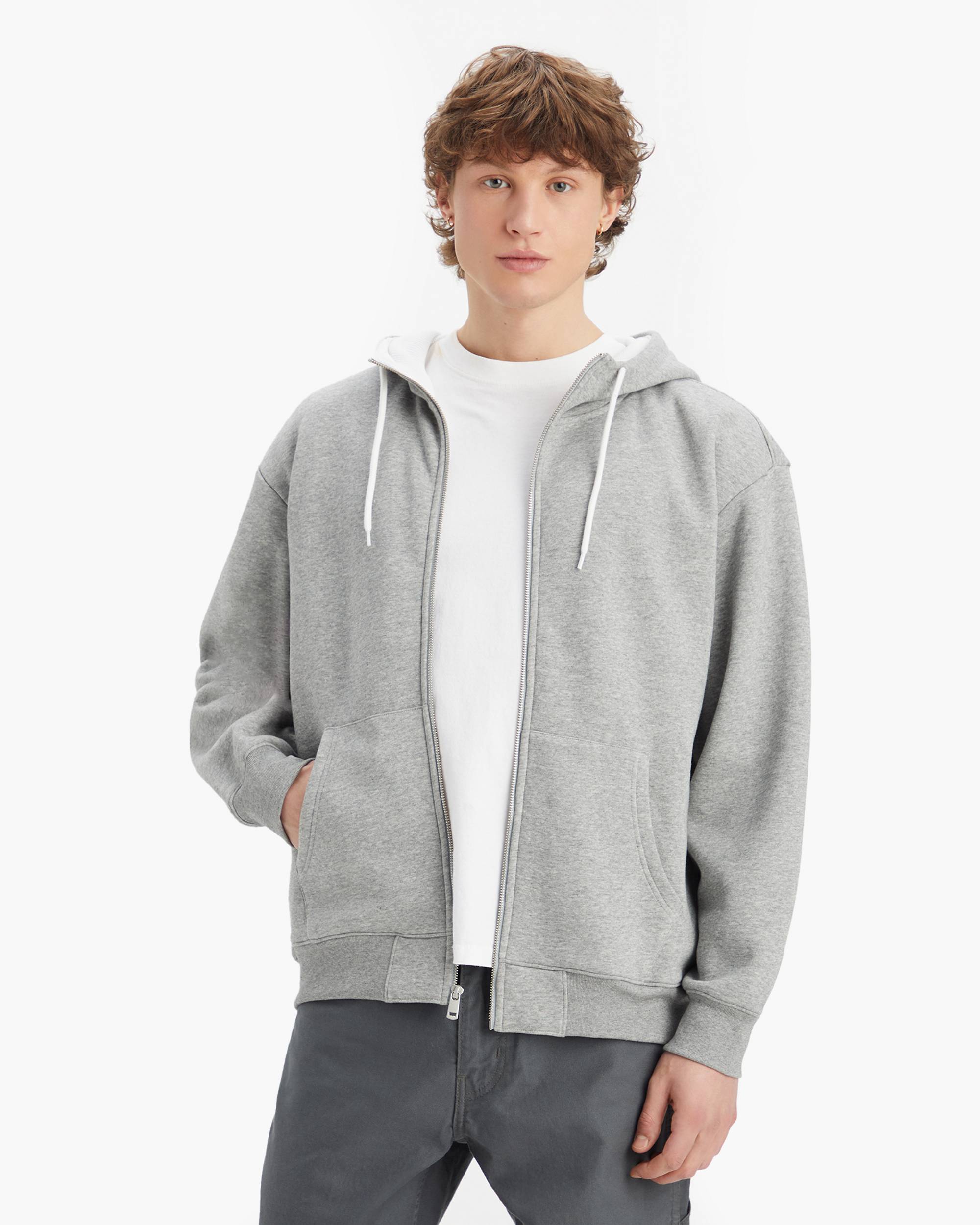 Workwear Zip-up Hoodie Sweatshirt - Grey | Levi's® US