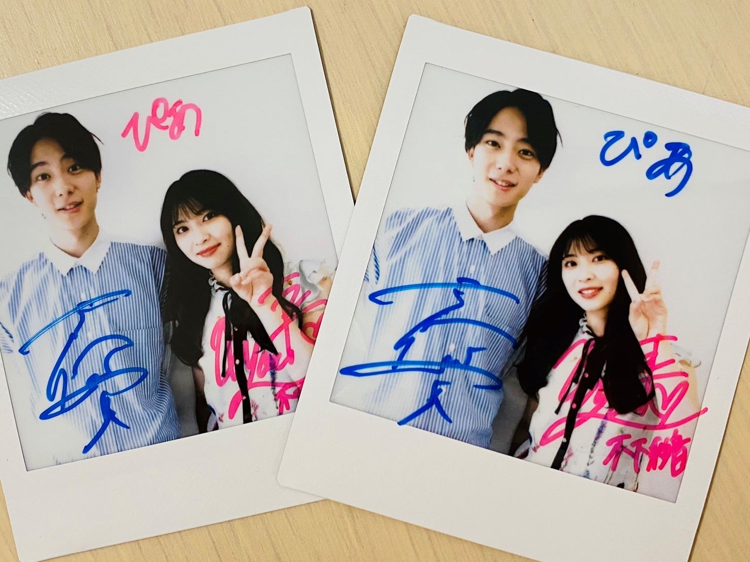 宮本茉由さん、石川恋さんの直筆サイン入りチェキ レア❣️当選品❣️