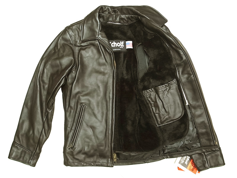 Deadstock 1990'S Schott AT101 Cowhide Riders JK ショット本革