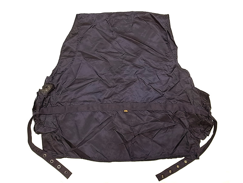 Deadstock 1993'S ALPHA VINTAGE VEST type E-1 ラジオ・ベスト 紺 USA
