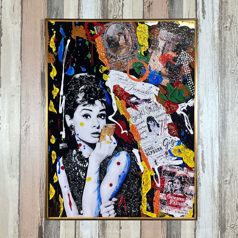 KAWS カウズ コンパニオン 水晶絵 アートパネル 壁掛け 絵 雑貨