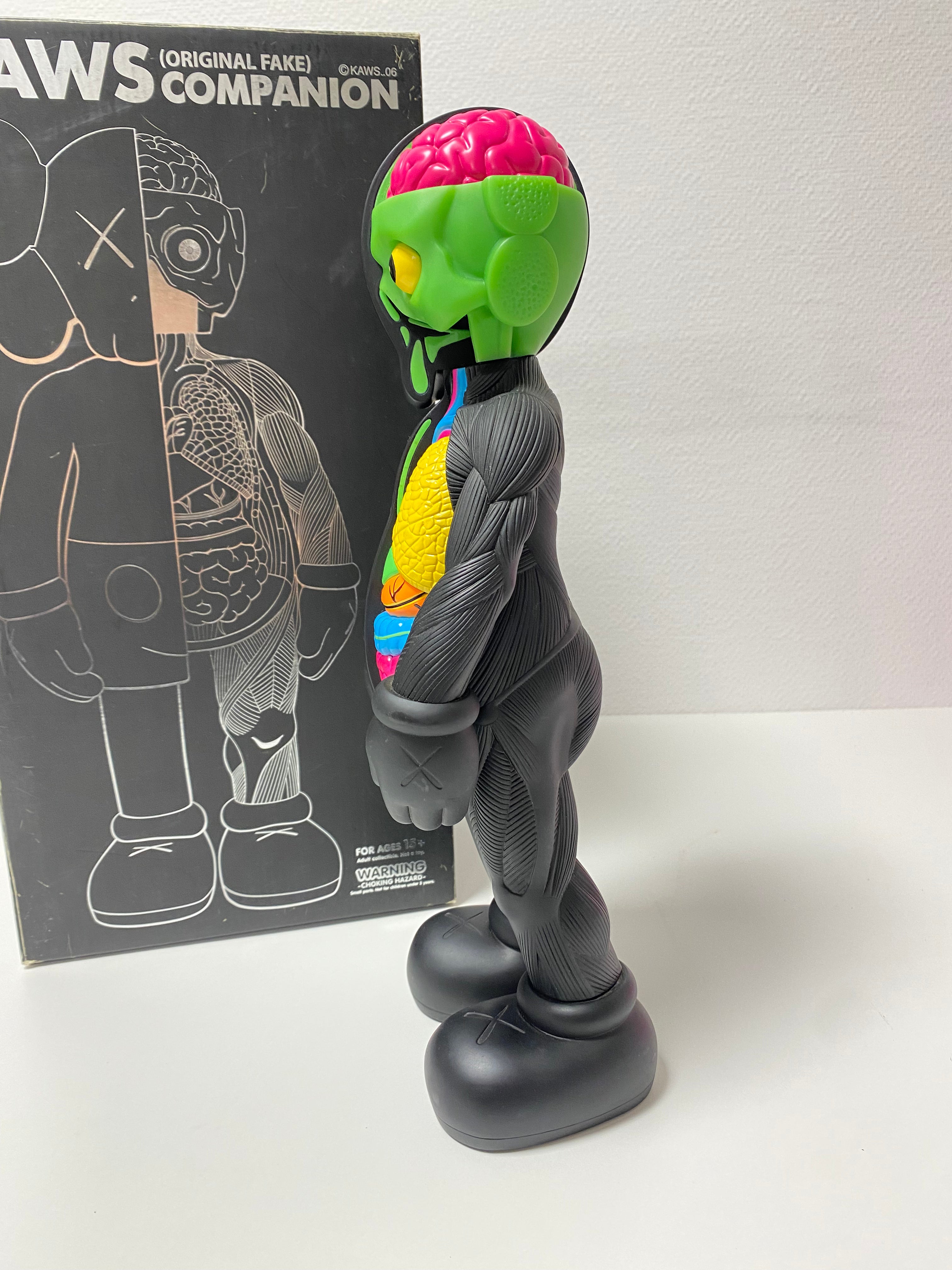 KAWS – Dissected Companion Black (2006) | Painted Vinyl Sculpture