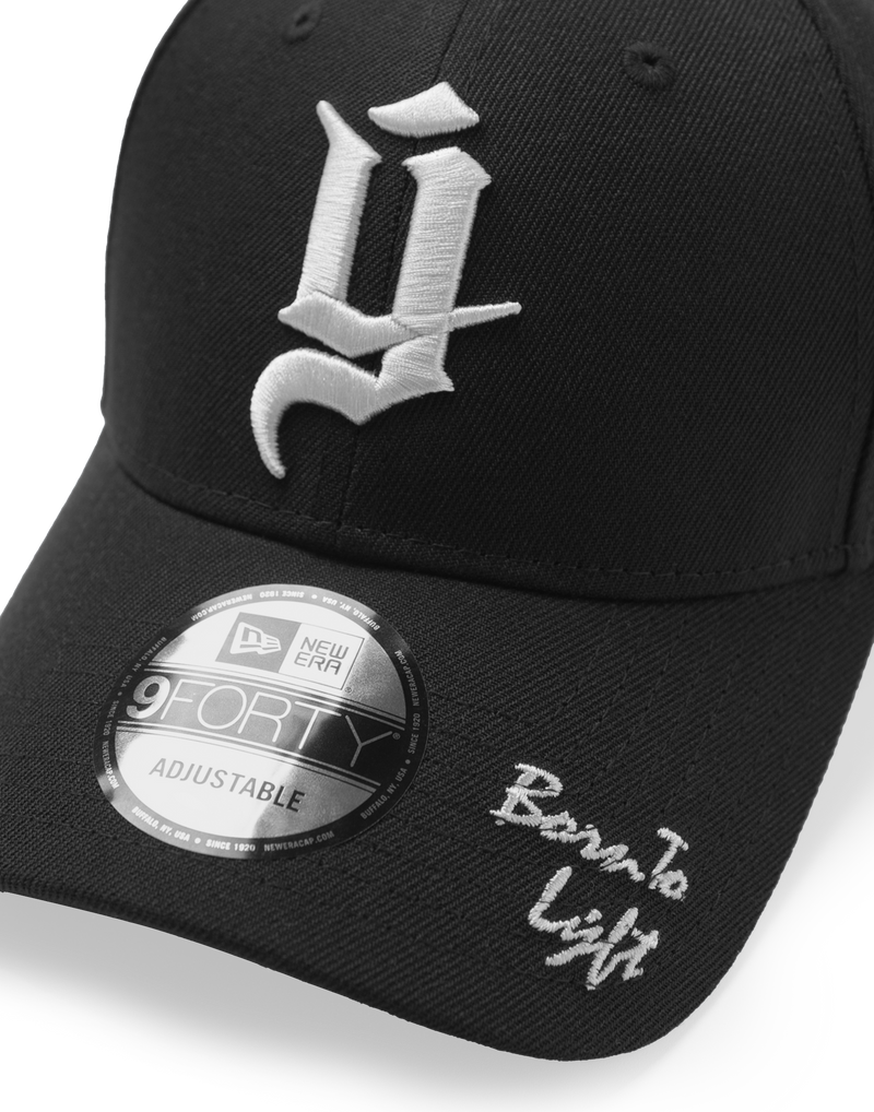LÝFT × New Era 9Forty Old Ý Logo - Black