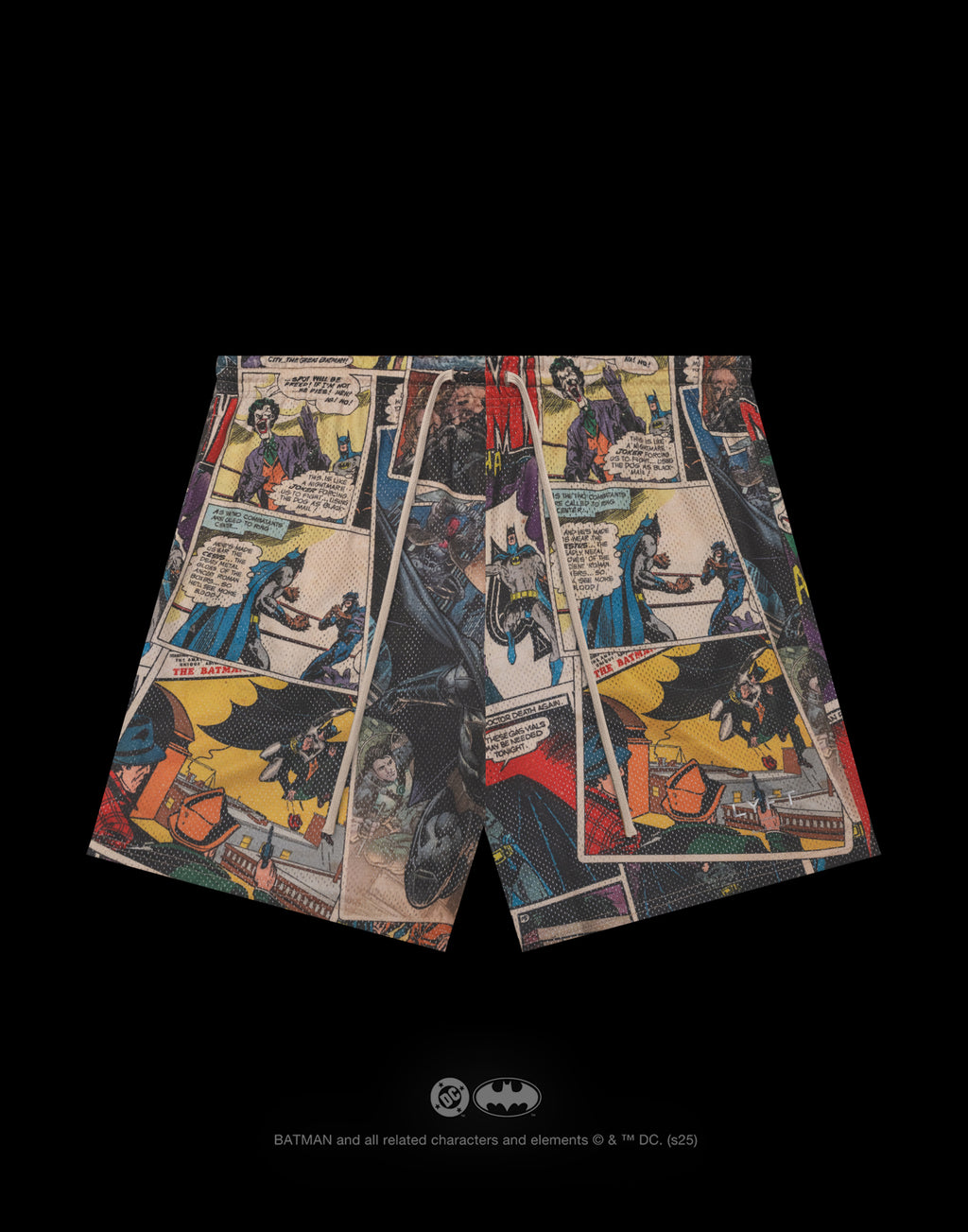 BATMAN / Comic Design Mesh Shorts - Paint – LÝFT