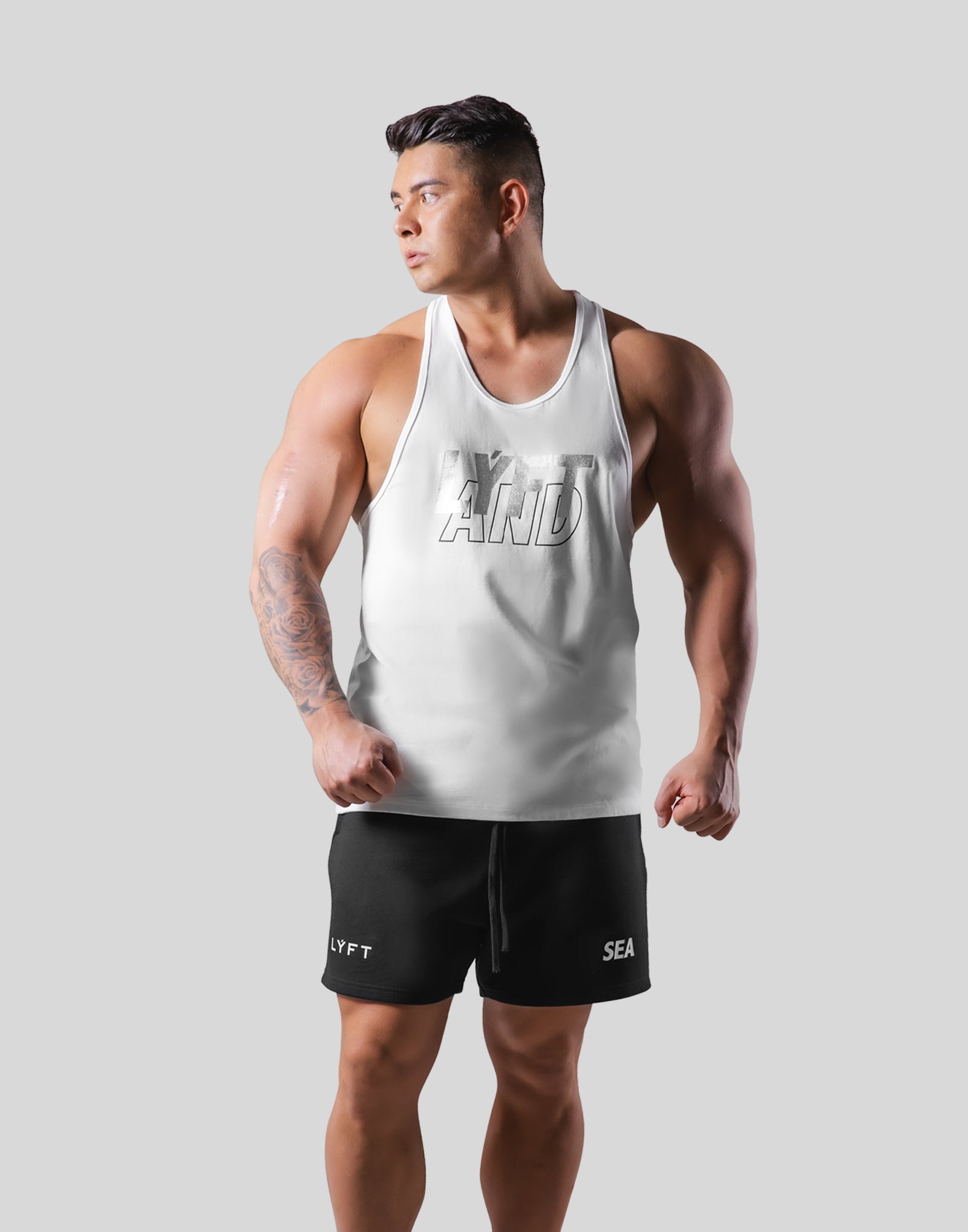 ANDCHILL GDY SLEEVELESS WHITE タンクトップ ANDCHILL GDY SLEEVELESS