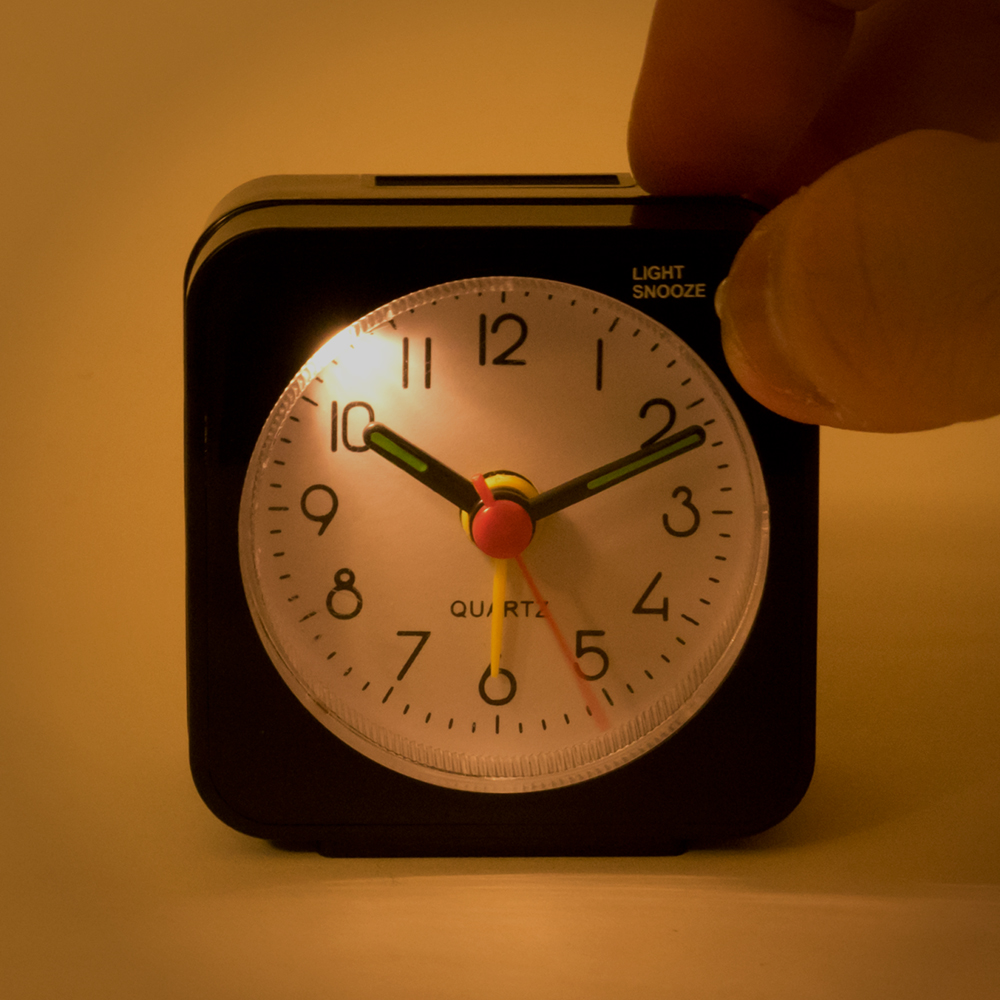 旅先に持っていける トラベルミニクロック [MBZ-CLK01] | ナカバヤシ