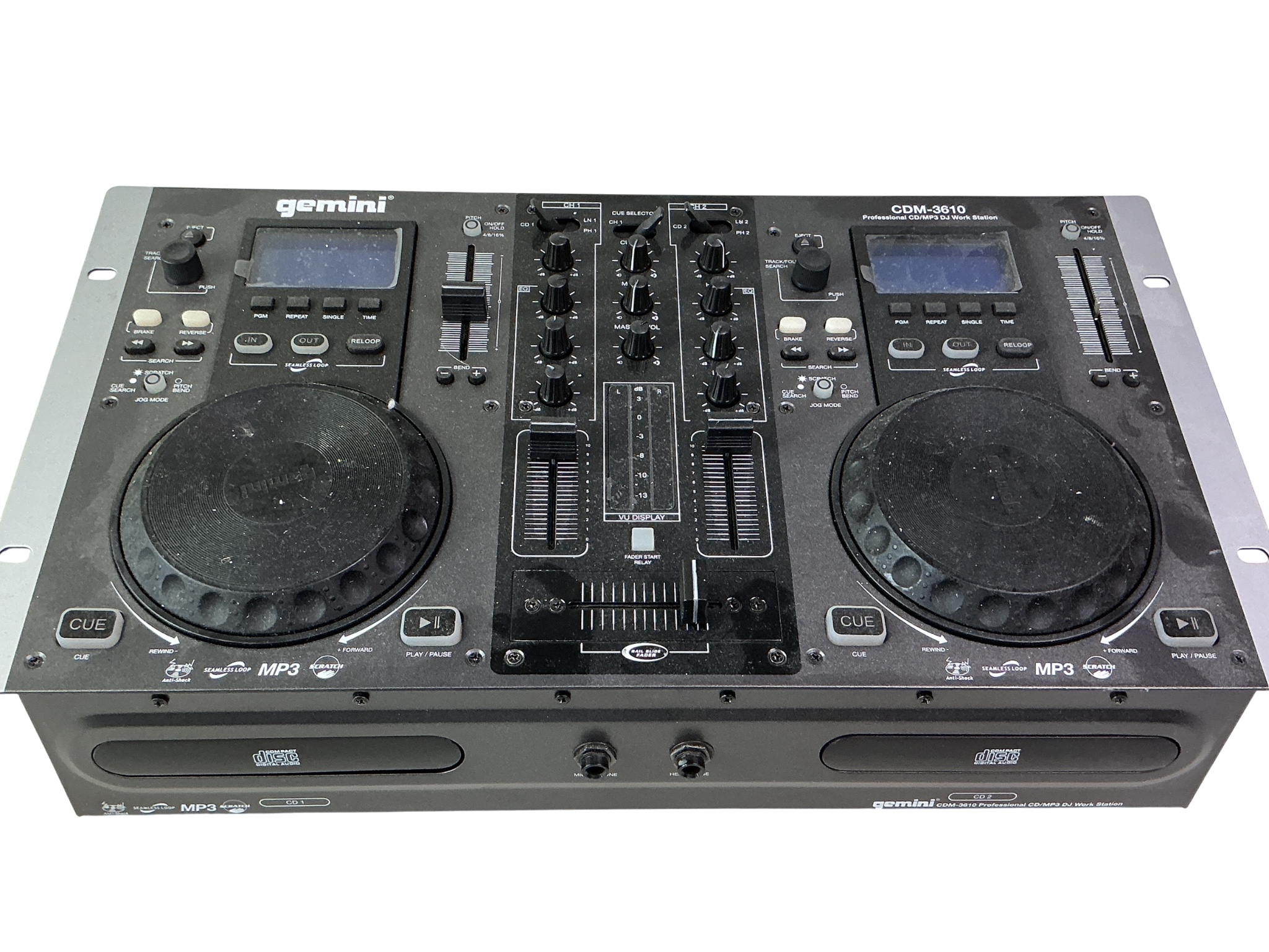 Lot 539 - GEMINI CDM-3610 PROFESSIONAL DJ WORK STATION,