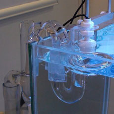 マメオーバーフロー【マメデザイン】手吹きガラス製サイフォン方式