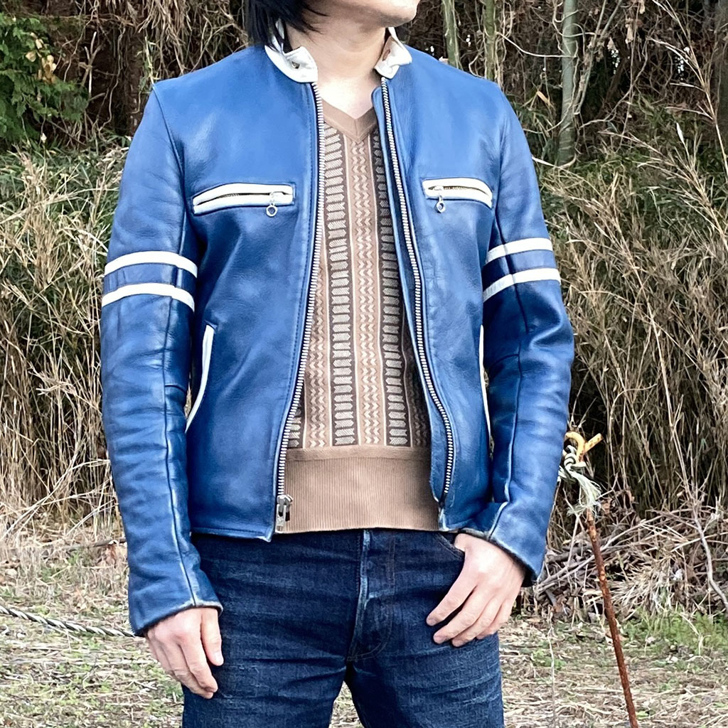 VANSON D シングルライダース34 ダブルファスナー仕様 VANSON D