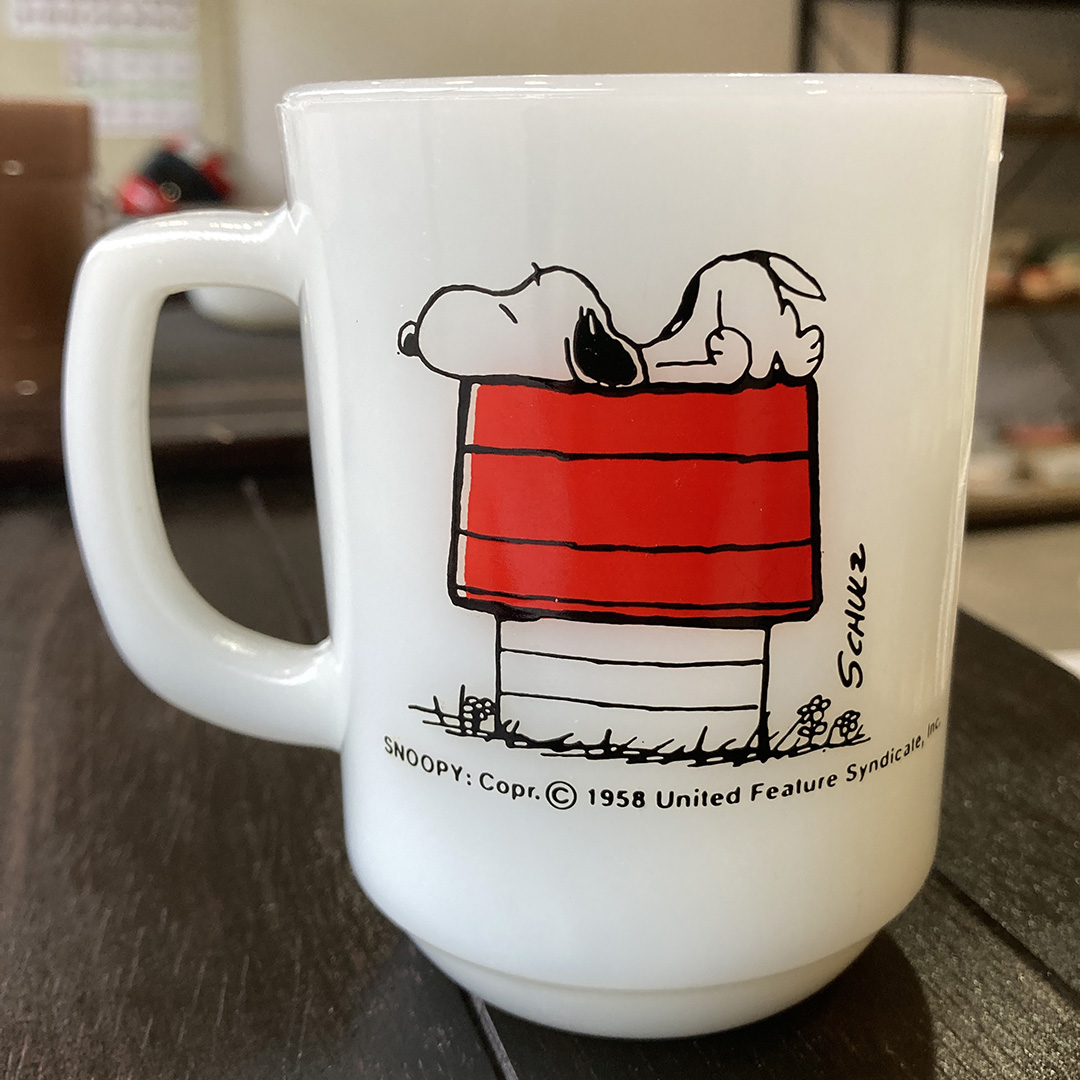 9オンスマグ スヌーピーモーニングアレルギー 1960年代中期～1970年代