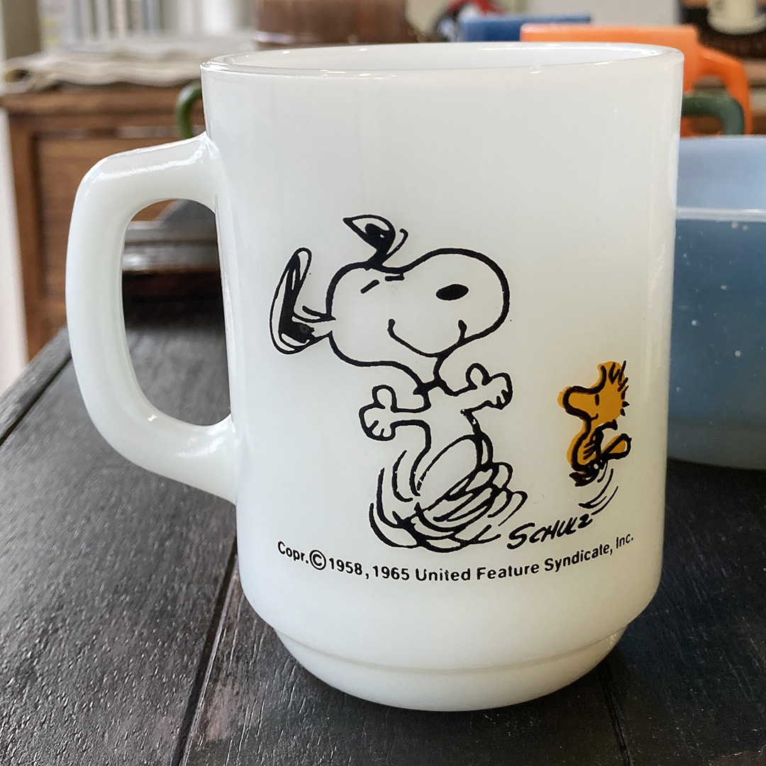 9オンスマグ スヌーピー ジョイ 1977年～1986年頃製造 Fire-king