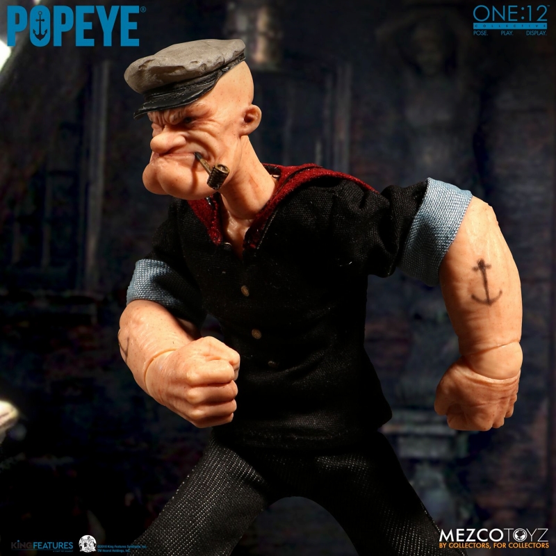 再生産】ワン12コレクティブ/ POPEYE: ポパイ 1/12 アクションフィギュア