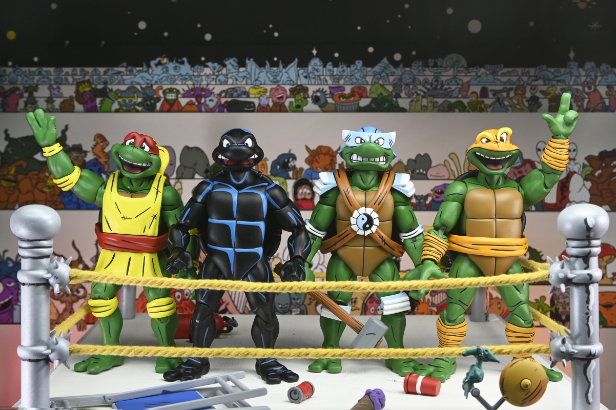 豆魚雷限定/数量限定】TMNT Archie Comics/ スタンプ・レスリング