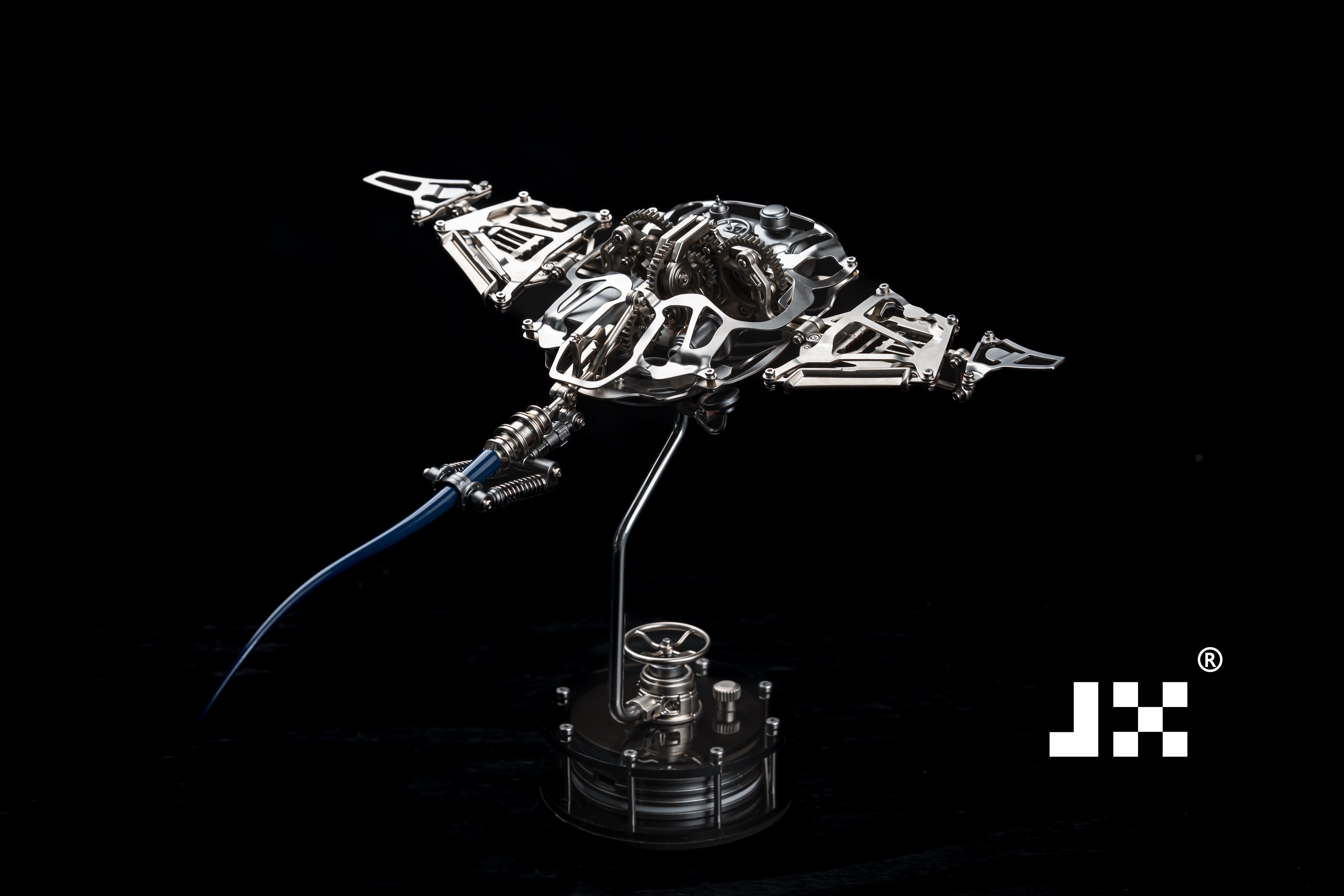 極械海神計画/ 01 メカマンタ 組み立て式 3D ディスプレイキット 塗装