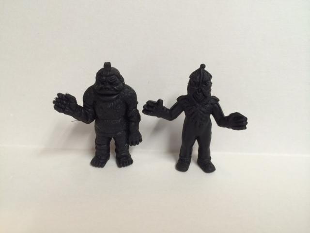 ウルトラマン 怪獣消しゴム 円谷プロ 黒 ブラック メタリック その他