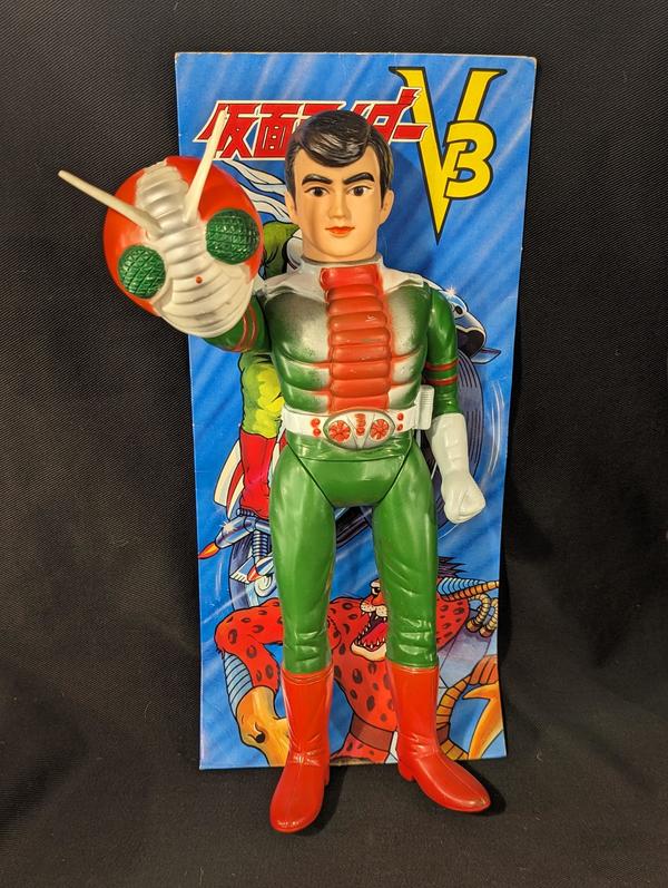 レア ポピー当時物仮面ライダーV3フリクション ハリケーン号タカトク